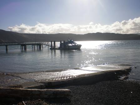 Hokianga Express at Opononi Wharff Hokianga Harbour